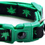 Marijuana Leaves Breakaway Cat Collar
