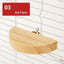 Natural Wood Hamster Playground Swing Fence Toy-5