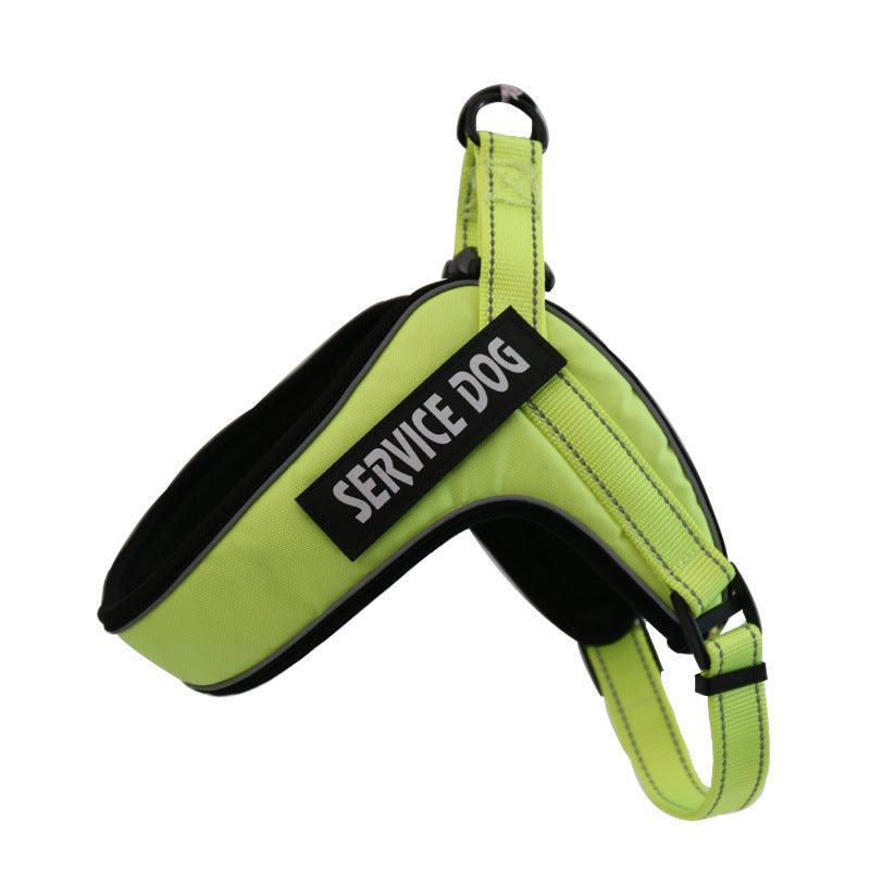 Breathable Reflective Dog Harness Vest With Customizable Velcro Design