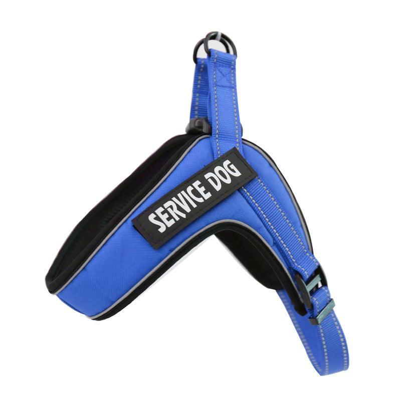 Breathable Reflective Dog Harness Vest With Customizable Velcro Design