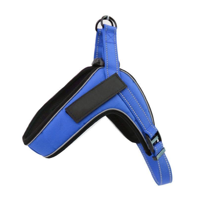 Breathable Reflective Dog Harness Vest With Customizable Velcro Design