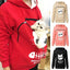 Cat Lover's Cozy Hoodie Sweatshirt With Pet Pocket