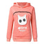 Cat Lover's Cozy Hoodie Sweatshirt With Pet Pocket