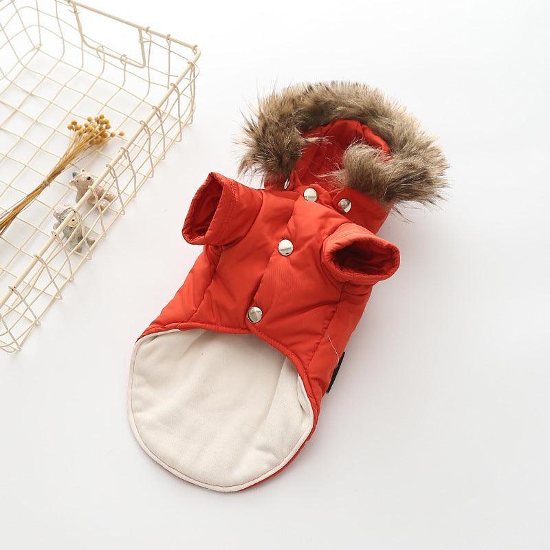 Cozy Canine Cotton Hooded Coat