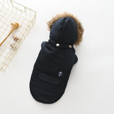Cozy Canine Cotton Hooded Coat