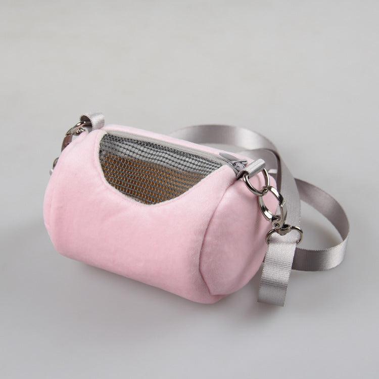 Cozy Diamond Velvet Small Pet Takeaway Bag