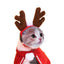 Festive Pet Costume: Christmas Cloak For Dogs And Cats
