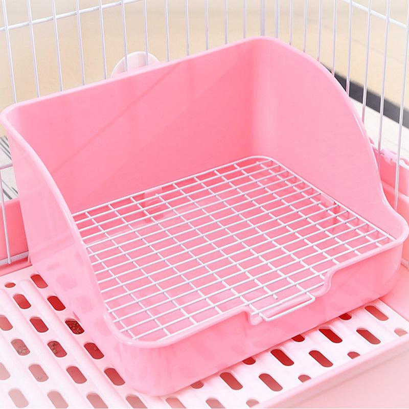 Large Heightened Square Plastic Pet Toilet