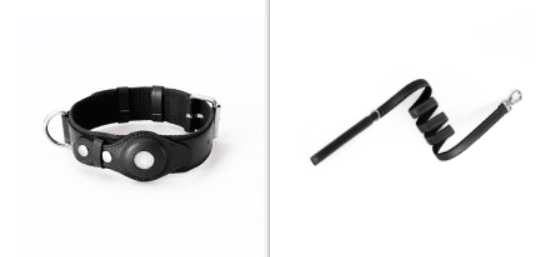 Pet Collar Tracker Cover - Stylish Leather Protection For Airtag-17